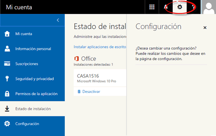 Control instal·lacions